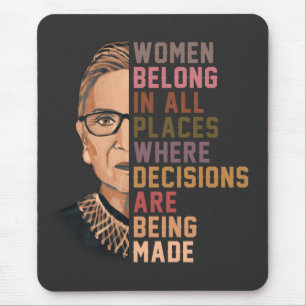 Ruth Bader Ginsburg RBG Muismat