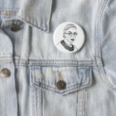Ruth Bader Ginsburg RBG Pin Ronde Button 5,7 Cm (In situ)