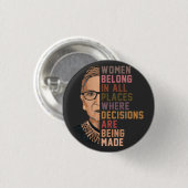 Ruth Bader Ginsburg RBG Ronde Button 3,2 Cm (Voorkant /achterkant)
