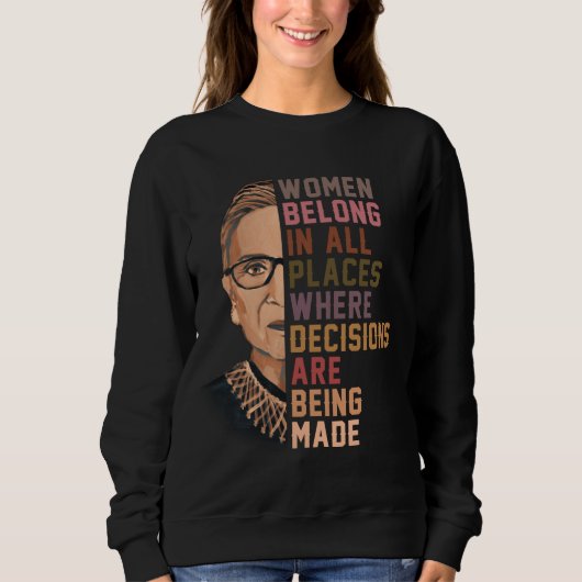 Ruth Bader Ginsburg RBG T-Shirt (Voorkant)