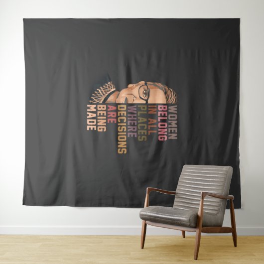 Ruth Bader Ginsburg RBG Wandkleed (In Situ (horizontaal))