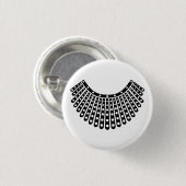 Ruth Bader Ginsburg, RBG Womens, RBG collar Ronde Button 3,2 Cm (Voorkant /achterkant)