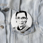 Ruth Bader Ginsburg Ronde Button 4,0 Cm (In situ)