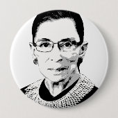 Ruth Bader Ginsburg Ronde Button 4,0 Cm (Voorkant)