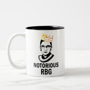 Ruth Bader Ginsburg Tweekleurige Koffiemok