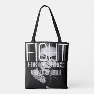 Ruth Bader Ginsburg vecht voor de dingen die je be Tote Bag
