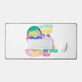 Ruth Bader Ginsburg Vrouwen horen overal thuis Bureaumat (Keyboard & Muis)