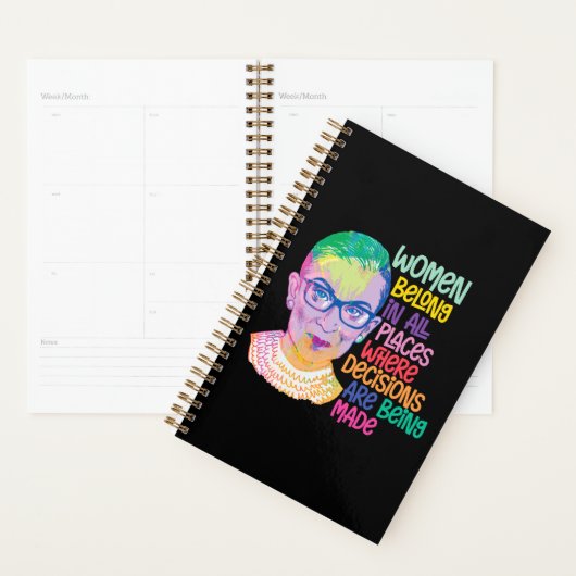 Ruth Bader Ginsburg Vrouwen horen overal thuis Planner (Display)