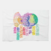 Ruth Bader Ginsburg Vrouwen horen overal thuis Theedoek (Horizontaal)