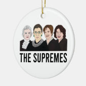 Ruth Bader Ginsburg, Vrouwen in het Hooggerechtsho Keramisch Ornament (Links)