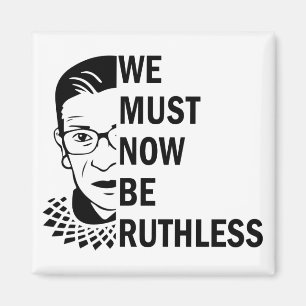 Ruth Bader Ginsburg, we moeten nu meedogenloos zij Magneet
