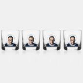 Ruth Bader Ginsburg Whisky Glas (Achterkant)