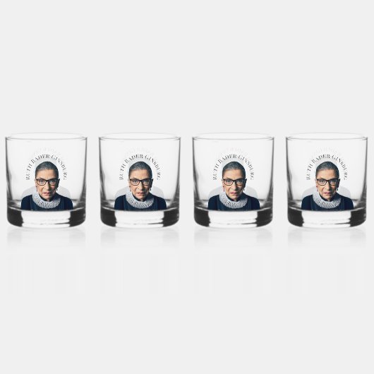 Ruth Bader Ginsburg Whisky Glas (Voorkant)