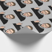 RUTH BADER GINSBURG Wrapping Paper Cadeaupapier (Hoek)