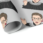 RUTH BADER GINSBURG Wrapping Paper Cadeaupapier (Rol Hoek)
