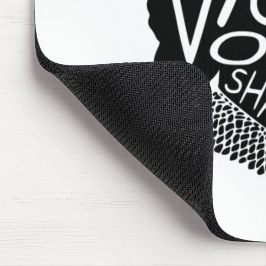 Ruth Bader spreekt je geest zelfs als je stem goed Muismat (Hoek)