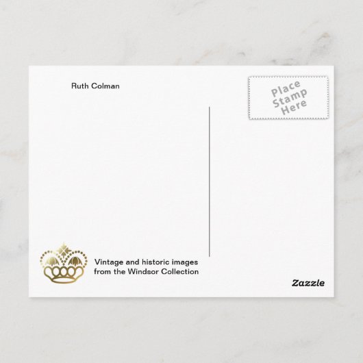 Ruth Colman Briefkaart (Achterkant)