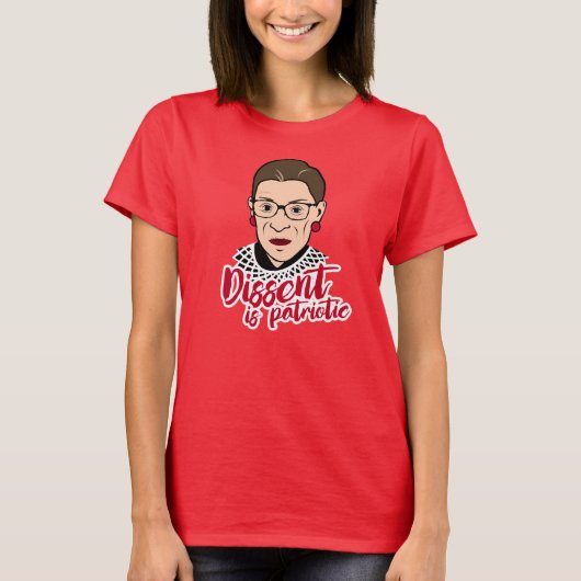 Ruth - Dissent is patriottisch - T-shirt (Voorkant)