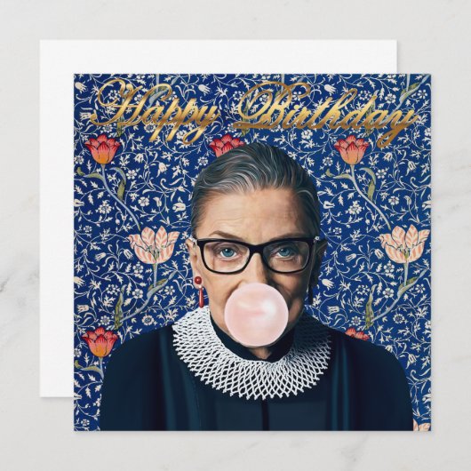 Ruth Ginsburg Roze gom Medway Tapestry (Voorkant / Achterkant)