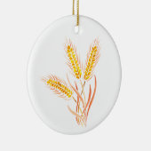 Ruth/Grain Stalks - Jesse Tree Keepomwille Ornamen Keramisch Ornament (Rechts)
