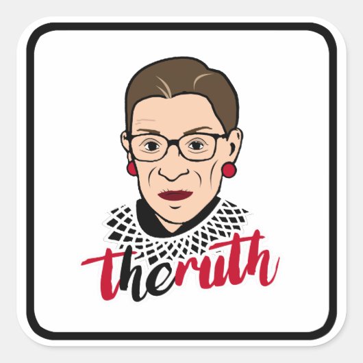 Ruth - Het Ruth is Waarheid - Vierkante Sticker (Voorkant)