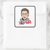 Ruth - Het Ruth is Waarheid - Vierkante Sticker (Tas)