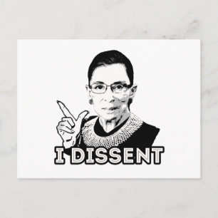 Ruth - I Dissent Briefkaart