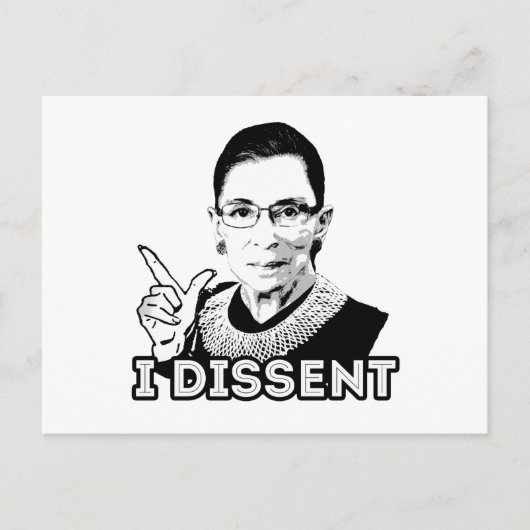 Ruth - I Dissent Briefkaart (Voorkant)