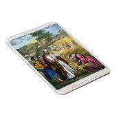 Ruth in het veld Boaz, van een bijbel, bedrukt doo Magneet (Rechterzijde)