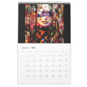 Ruth Kedar Art Calendar 2026 in Black Kalender (Jan 2026)