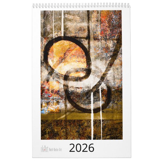 Ruth Kedar Art Calendar 2026 in White Kalender (Hoes)