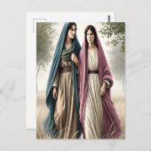 Ruth loopt samen met moed en liefde briefkaart (Voorkant / Achterkant)