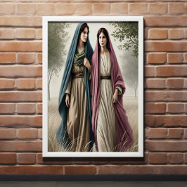 Ruth loopt samen met moed en liefde poster