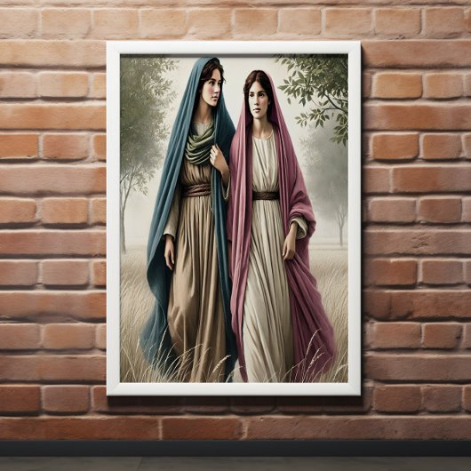 Ruth loopt samen met moed en liefde poster