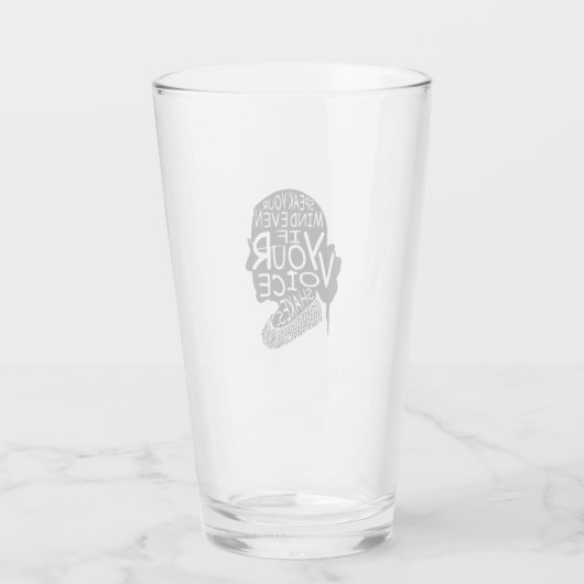 Ruth praat je geest zelfs als je stem klopt glas (Achterkant)