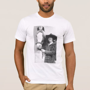 Ruth Roach en haar paard. T-shirt