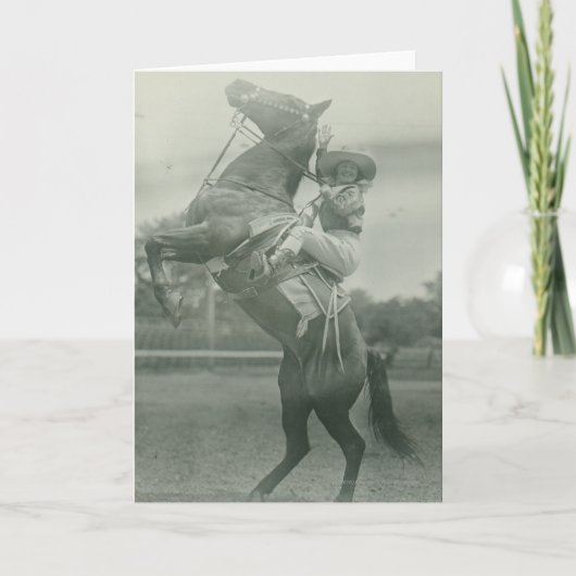 Ruth Roach op Tony, Cheyenne, Wyoming Kaart (Voorkant)