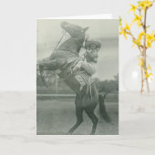 Ruth Roach op Tony, Cheyenne, Wyoming Kaart (Gele Bloem)