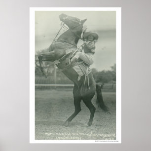 Ruth Roach op Tony, Cheyenne, Wyoming. Poster
