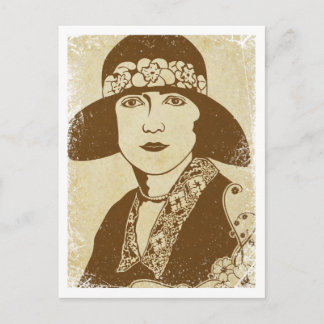 "Ruth" ~ Roaring 20's Briefkaart