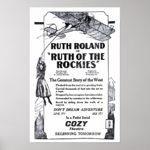 Ruth Roland 1920 film en poster