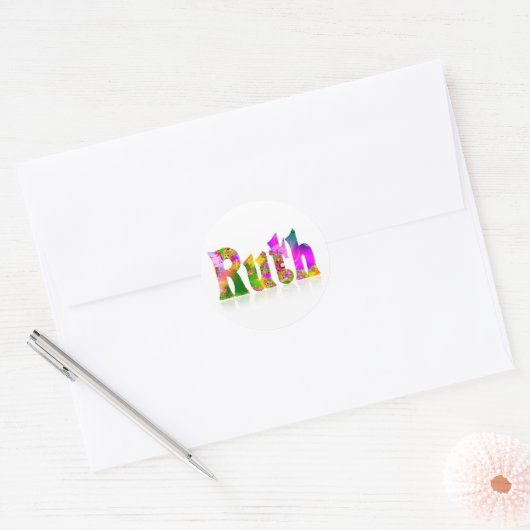 Ruth Ronde Sticker (Envelop)