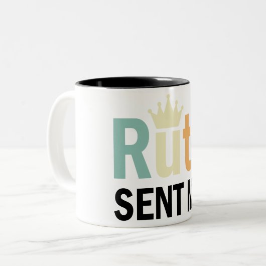 Ruth, Ruth Bader Binsburg, Ruth stuurde me Tweekleurige Koffiemok (Voorkant links)