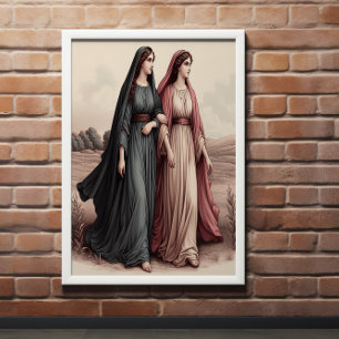 Ruth’s tijdloze toewijding in een nederige reis poster