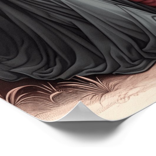 Ruth’s tijdloze toewijding in een nederige reis poster (Hoek)