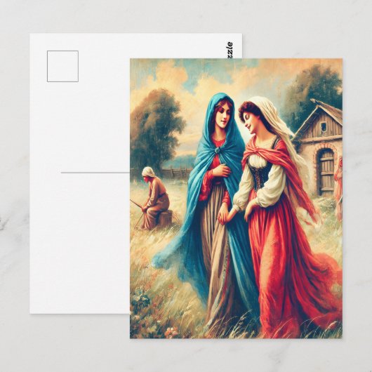 Ruth’s trouwe band in een nederige reis briefkaart (Voorkant / Achterkant)