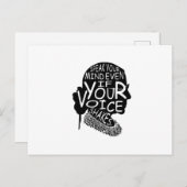 Ruth spreekt je geest zelfs als je stem T-10000000 Briefkaart (Voorkant / Achterkant)