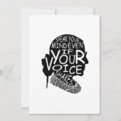 Ruth spreekt je geest zelfs als je stem T-10000000 Kaart (Voorkant)