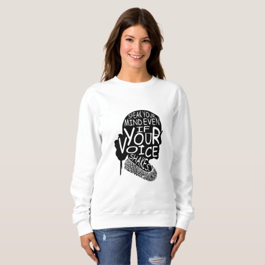 Ruth spreekt je geest zelfs als je stem T-10000000 Trui (Voorkant volledig)