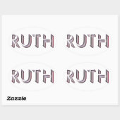 Ruth sticker naam (Vel)